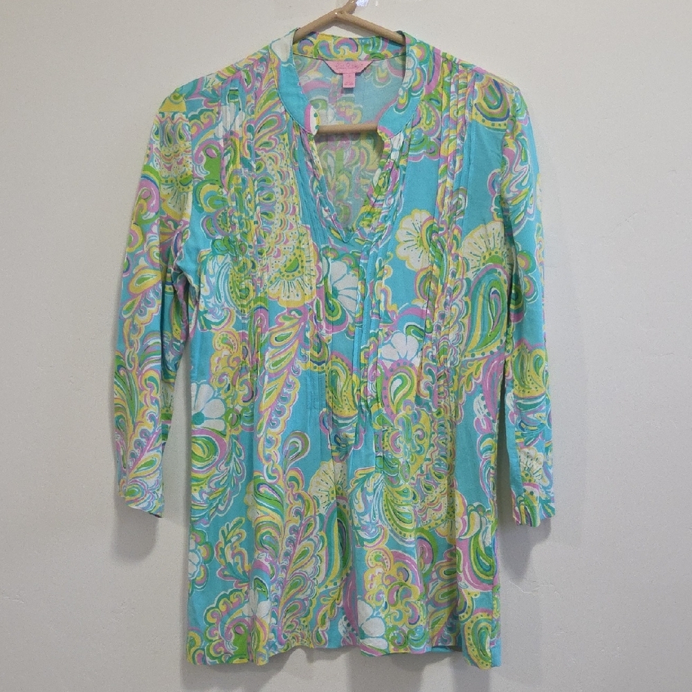 Lilly Pulitzer Multicolor Swirl Top